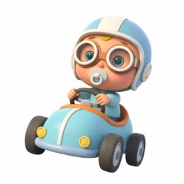 dziecko w samochodzie